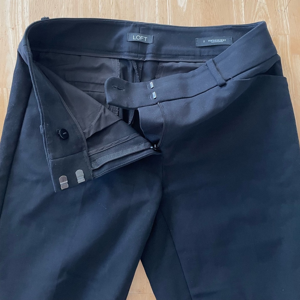 Loft Marisa skinny leg ankle pants